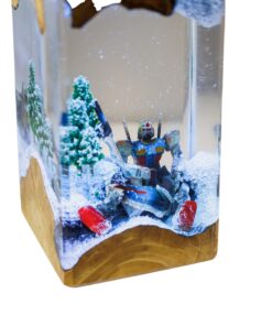 Lamp Gundam night light with snowy background